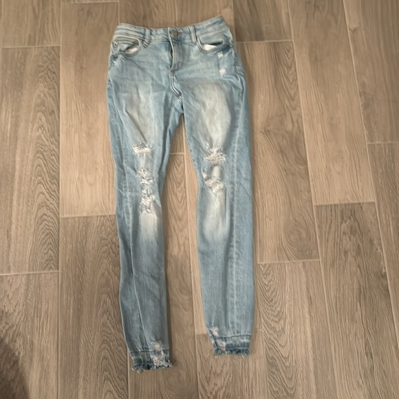 Girls DL1961 Ripped Chloe Skinny Jeans Size 12 - Picture 3 of 7